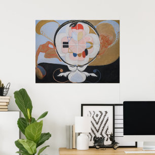 Hilma af Klint, Evolutie nr. 13, Abstracte kunst Poster