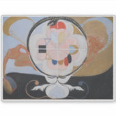 Hilma af Klint, Evolutie nr. 13, Abstracte kunst Sticker (Voorkant)