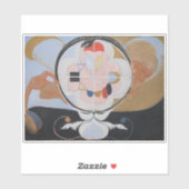 Hilma af Klint, Evolutie nr. 13, Abstracte kunst Sticker (Vel)