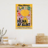 Hilma Af Klint Exhibition Poster Modern Abstract (Keuken)