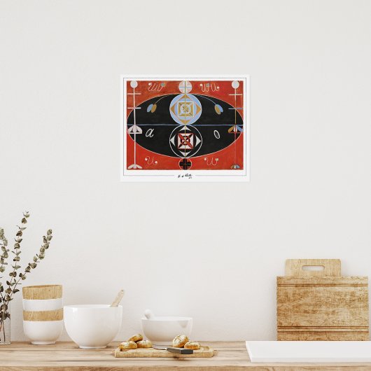 Hilma af Klint Fine Art #11 Poster (Keuken)