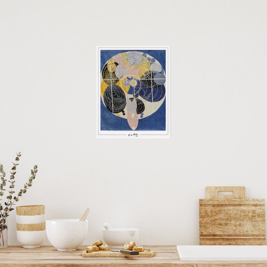 Hilma af Klint Fine Art #17 Poster (Keuken)