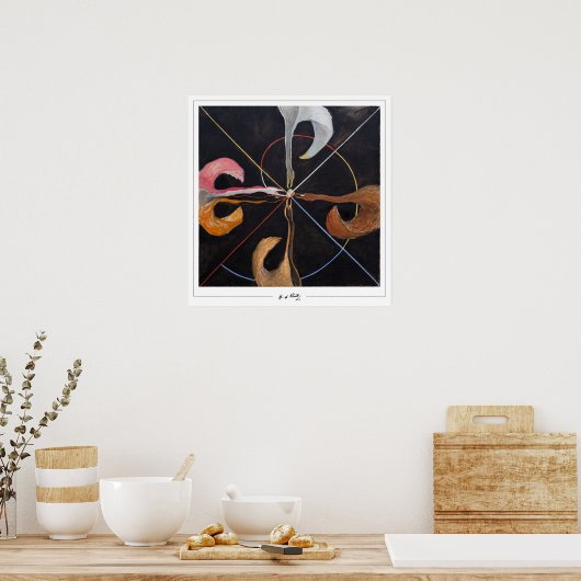 Hilma af Klint Fine Art #20 Poster (Keuken)