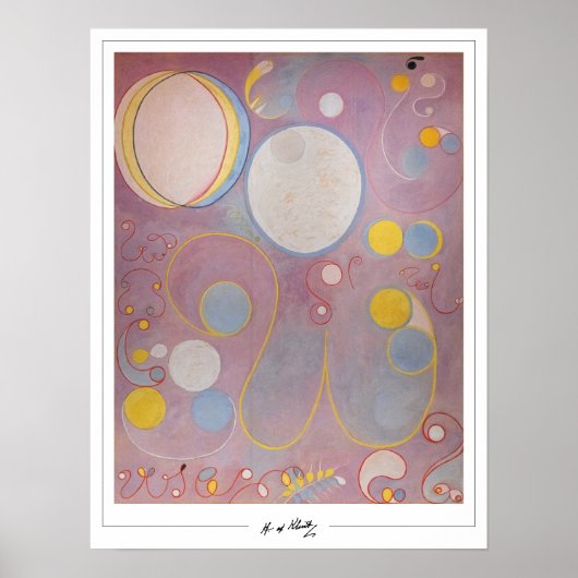 Hilma af Klint Fine Art #90 Poster (Voorkant)