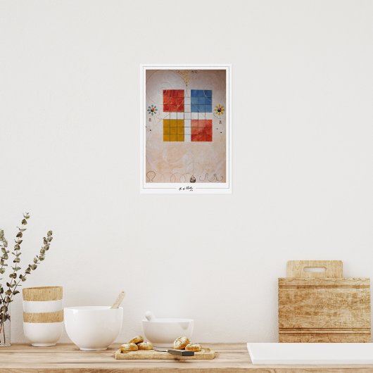 Hilma af Klint Fine Art #91 Poster (Keuken)