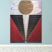 Hilma af Klint - Groep X, Nr. 2, Altaarstuk  Canvas Afdruk (Insitu (Houten vloer))