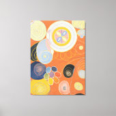 Hilma af Klint - Group IV, No. 3. The Ten Largest, Canvas Afdruk (Voorkant)
