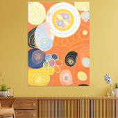 Hilma af Klint - Group IV, No. 3. The Ten Largest, Canvas Afdruk (Insitu (Woonkamer))