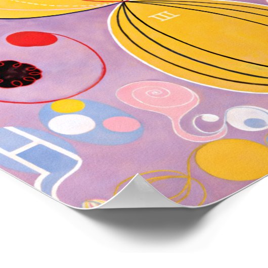 Hilma Af Klint Group IV No. 7 De tien grootste Poster (Hoek)