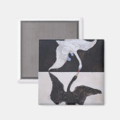 Hilma af Klint Group IX SUW the Swan Magneet (Voorkant / Achterkant)