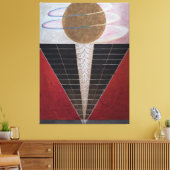 Hilma af Klint - Group X, No. 2, Altarpiece Canvas Afdruk (Insitu (Woonkamer))