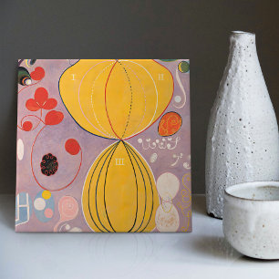Hilma Af Klint JONGEREN De Tien Grootste Nr. 7 Tegeltje
