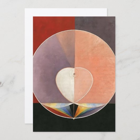 hilma af klint kaart (Voorkant / Achterkant)