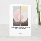 Hilma af Klint-kaart Bedankkaart (Achterkant)