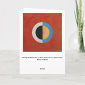 Hilma af Klint-kaart Bedankkaart (Achterkant)