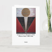 Hilma af Klint-kaart Bedankkaart (Achterkant)