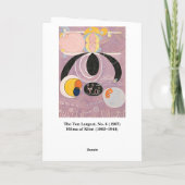 Hilma af Klint-kaart Bedankkaart (Achterkant)