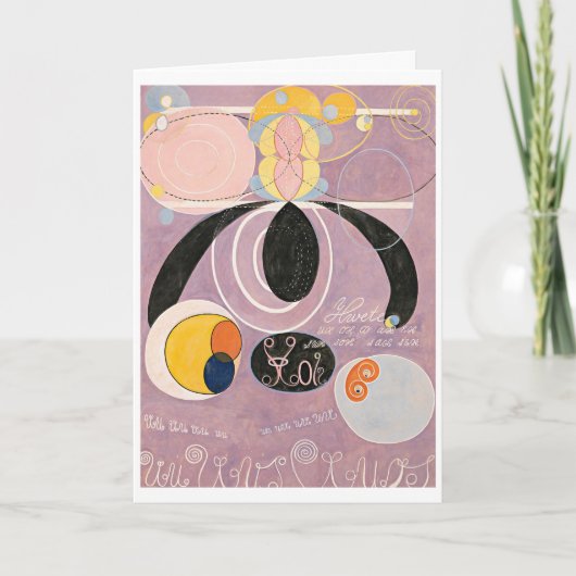 Hilma af Klint-kaart Bedankkaart (Voorkant)