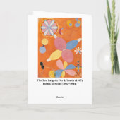 Hilma af Klint-kaart Bedankkaart (Achterkant)