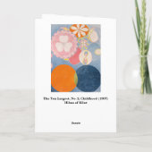 Hilma af Klint-kaart Bedankkaart (Achterkant)