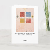 Hilma af Klint-kaart Bedankkaart (Achterkant)