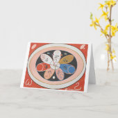 Hilma af Klint-kaart Kaart (Gele Bloem)