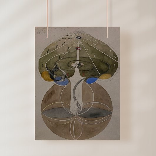 Hilma af Klint, Kennisboom NO2 Abstracte Kunst Foto Afdruk