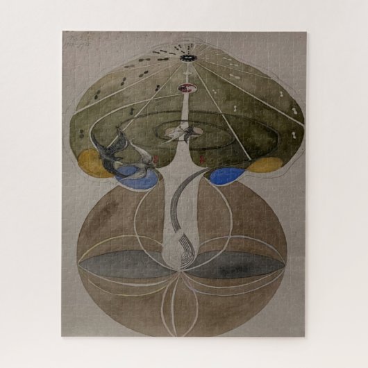 Hilma af Klint, Kennisboom NO2 Abstracte Kunst Legpuzzel (Verticaal)