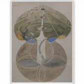 Hilma af Klint, Kennisboom NO2 Abstracte Kunst Sticker (Voorkant)