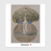 Hilma af Klint, Kennisboom NO2 Abstracte Kunst Sticker (Vel)