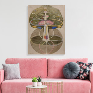 Hilma Af Klint, Kennisboom Nr. 1 Abstracte Kunst Canvas Afdruk