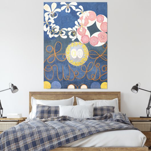Hilma af Klint - Kindergroep Canvas Afdruk (Insitu (Slaapkamer))