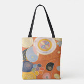 Hilma af klint kussen tote bag (Achterkant)