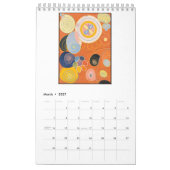 Hilma af Klint, Moderne Schilderijen Kalender (Mar 2027)
