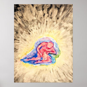 Hilma af Klint - Moeder en kind Poster