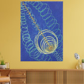 Hilma af Klint - Oerchaos, Nr. 16, De WU Canvas Afdruk (Insitu (Woonkamer))