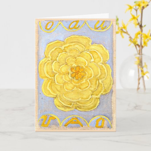 Hilma af Klint - Oerchaos, Nr. 24 Kaart (Gele Bloem)