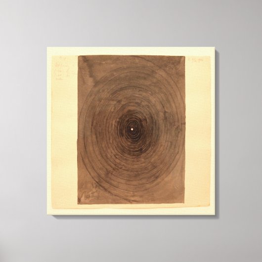 Hilma af Klint, Parsifal nr.1, Abstracte kunst Canvas Afdruk (Voorkant)