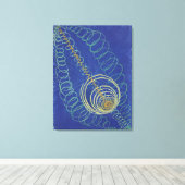 Hilma Af Klint, Primordial Chaos No16 Abstracte ku Canvas Afdruk (Insitu (Houten vloer))