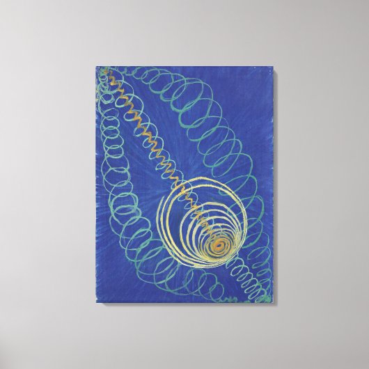 Hilma Af Klint, Primordial Chaos No16 Abstracte ku Canvas Afdruk (Voorkant)