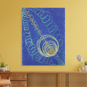 Hilma Af Klint, Primordial Chaos No16 Abstracte ku Canvas Afdruk (Insitu (Woonkamer))