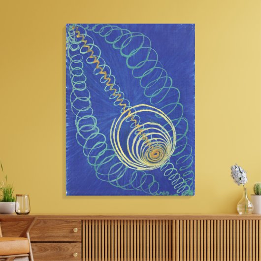 Hilma Af Klint, Primordial Chaos No16 Abstracte ku Canvas Afdruk (Insitu (Woonkamer))