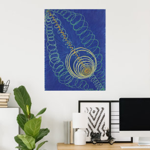 Hilma Af Klint, Primordial Chaos No16 Abstracte ku Poster