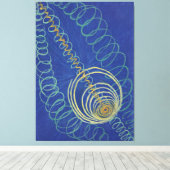 Hilma af Klint - Primordial Chaos, No. 16, The WU Canvas Afdruk (Insitu (Houten vloer))