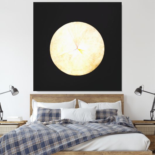 Hilma af Klint - Series SUW, No 14 Swan Canvas Afdruk (Insitu (Slaapkamer))