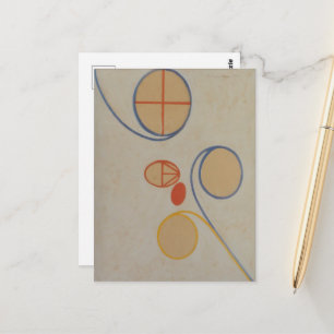 Hilma af Klint, Seven Point Star No2, Abstracte ku Briefkaart