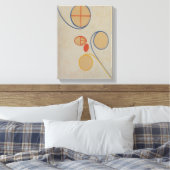 Hilma af Klint, Seven Point Star No2, Abstracte ku Canvas Afdruk (Insitu (Slaapkamer))