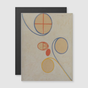 Hilma af Klint, Seven Point Star No2, Abstracte ku Magnetische Uitnodiging