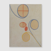 Hilma af Klint, Seven Point Star No2, Abstracte ku Magnetische Uitnodiging (Voorkant)