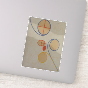 Hilma af Klint, Seven Point Star No2, Abstracte ku Sticker